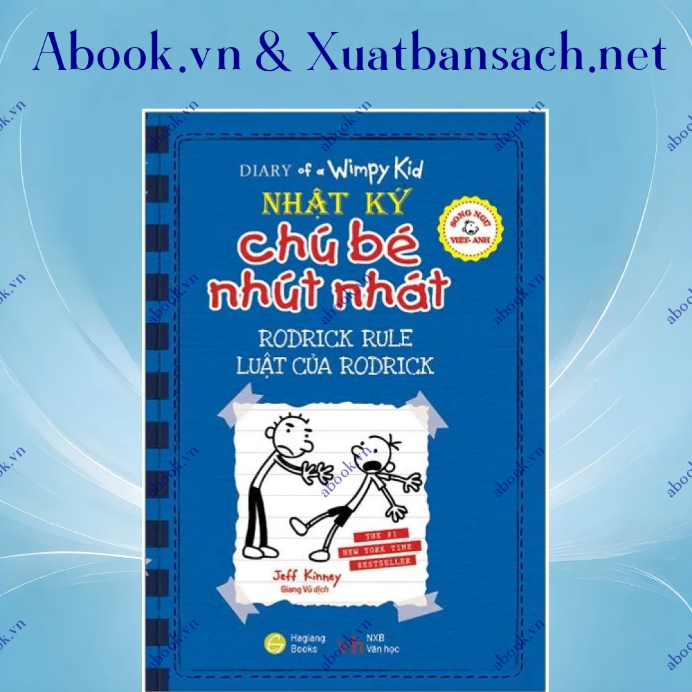 review-song-ngu-viet-anh-diary-of-a-wimpy-kid-nhat-ky-chu-be-nhut-nhat-luat-cua-rodrick-rodrick-rules 