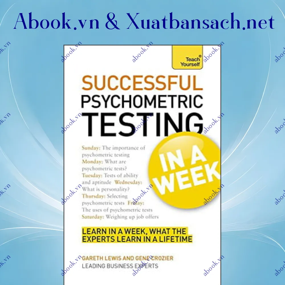 Ảnh Successful Psychometric Testing in a Week: Teach Yourself : Using Psychometric Tests in Seven Simple Steps