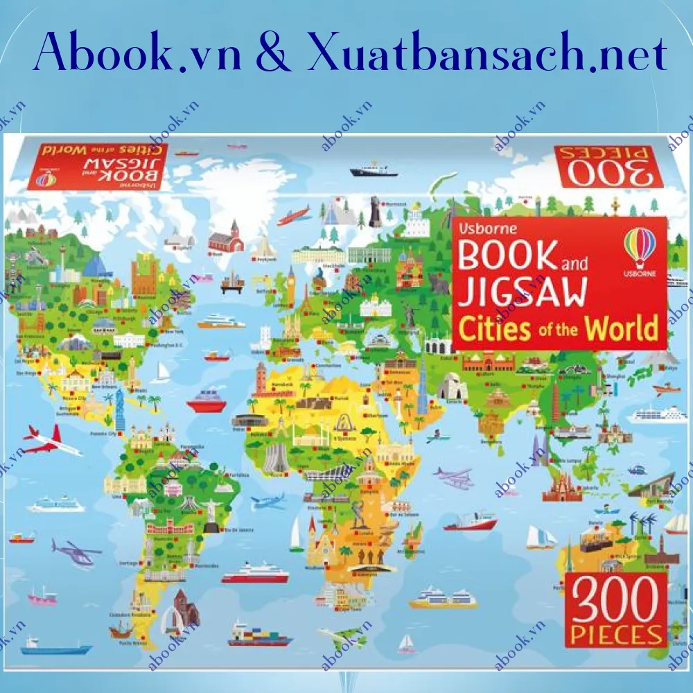 Ảnh Usborne Book And Jigsaw Cities Of The World